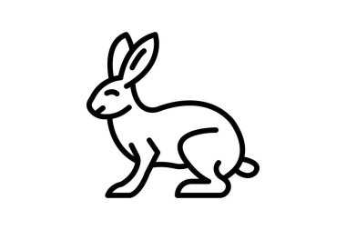 Tavşan, vektör, piksel mükemmel, illüstratör dosyası