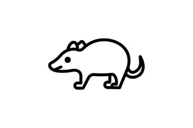 Porsuk, vektör, piksel mükemmel, illüstratör dosyası