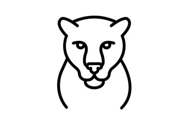 Jaguar, vektör, piksel mükemmel, illüstratör dosyası