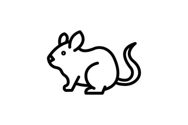 Chinchilla, vektör, piksel mükemmel, illüstratör dosyası