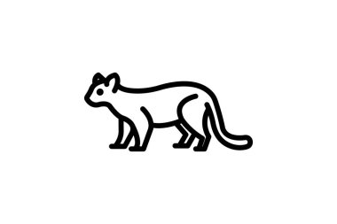 Fossa, vektör, piksel mükemmel, illüstratör dosyası