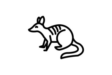 Numbat, vektör, piksel mükemmel, illüstratör dosyası