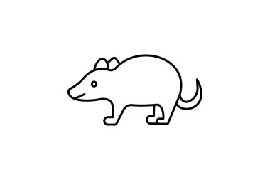 Porsuk, vektör, piksel mükemmel, illüstratör dosyası