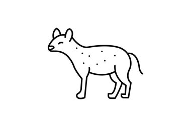 Sırtlan, vektör, piksel mükemmel, çizer dosyası