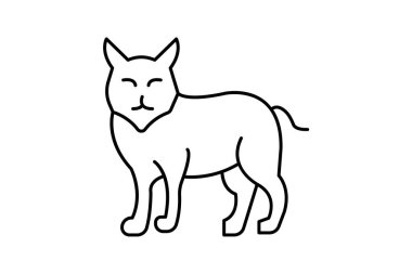 Cougar, vektör, piksel mükemmel, illüstratör dosyası