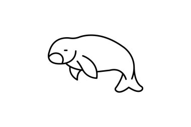 Deniz ayısı, vektör, piksel mükemmel, illüstratör dosyası