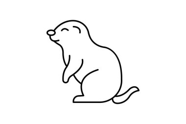 Gopher, vektör, piksel mükemmel, çizer dosyası