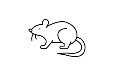 Pronghorn, vektör, piksel mükemmel, illüstratör dosyası