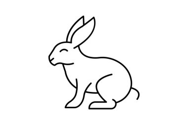 Springhare, vektör, piksel mükemmel, illüstratör dosyası