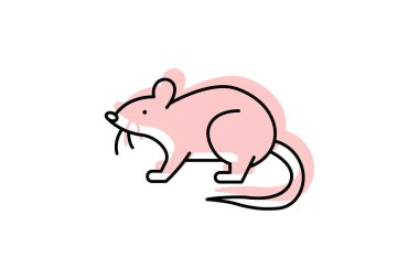 Pronghorn, vektör, piksel mükemmel, illüstratör dosyası