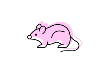 Tarla faresi, vektör, piksel mükemmel, çizer dosyası