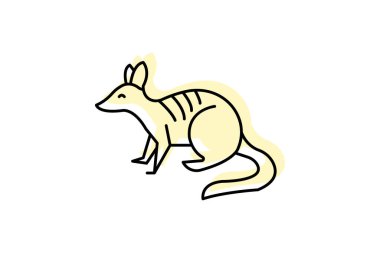 Numbat, vektör, piksel mükemmel, illüstratör dosyası