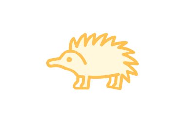 Echidna, vektör, piksel mükemmel, çizer dosyası