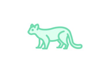 Fossa, vektör, piksel mükemmel, illüstratör dosyası