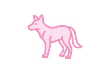 Dingo, vektör, piksel mükemmel, çizer dosyası