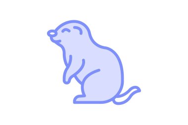 Gopher, vektör, piksel mükemmel, çizer dosyası
