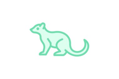 Firavun faresi, vektör, piksel mükemmel, illüstratör dosyası