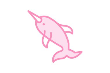 Deniz gergedanı, vektör, piksel mükemmel, çizer dosyası