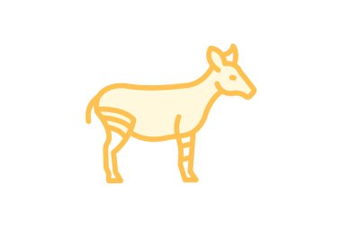 Yak, vektör, piksel mükemmel, illüstratör dosyası