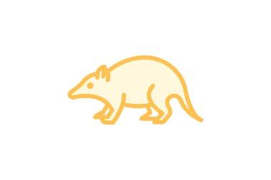 Tenrec, vektör, piksel mükemmel, illüstratör dosyası