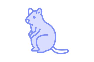 Quokka, vektör, piksel mükemmel, illüstratör dosyası