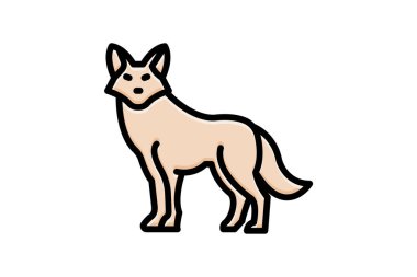 Tilki, vektör, piksel mükemmel, çizer dosyası