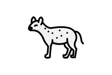 Sırtlan, vektör, piksel mükemmel, çizer dosyası