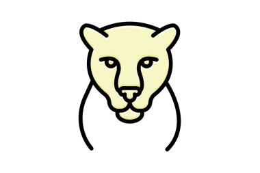 Jaguar, vektör, piksel mükemmel, illüstratör dosyası