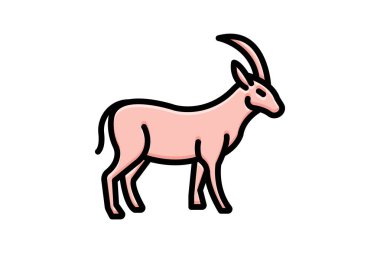 Ibex, vektör, piksel mükemmel, illüstratör dosyası