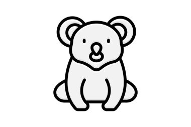 Koala, vektör, piksel mükemmel, illüstratör dosyası