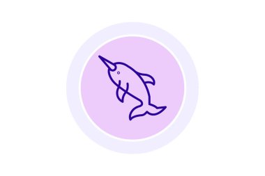 Deniz gergedanı, vektör, piksel mükemmel, çizer dosyası