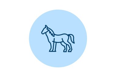 At, vektör, piksel mükemmel, çizer dosyası