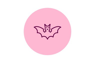 Yarasa, vektör, piksel mükemmel, illüstratör dosyası