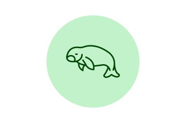 Deniz ayısı, vektör, piksel mükemmel, illüstratör dosyası