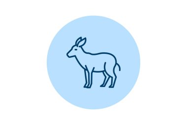 Okapi, vektör, piksel mükemmel, illüstratör dosyası