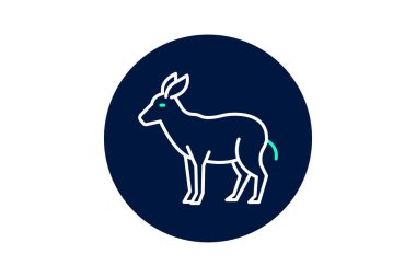 Okapi, vektör, piksel mükemmel, illüstratör dosyası