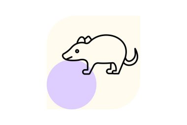 Porsuk, vektör, piksel mükemmel, illüstratör dosyası