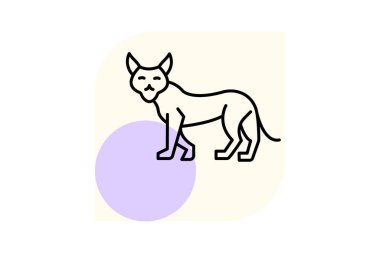 Luchs, vektör, piksel mükemmel, illüstratör dosyası