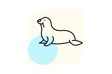 Mühür, vektör, piksel mükemmel, illüstratör dosyası