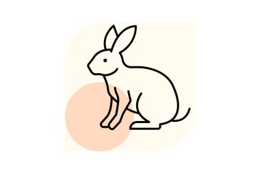 Hare, vektör, piksel mükemmel, illüstratör dosyası