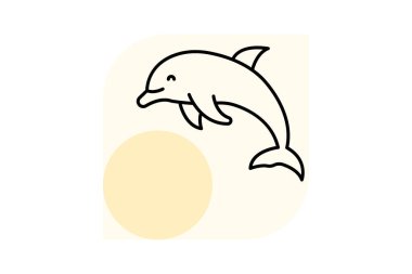 Domuz balığı, vektör, piksel mükemmel, illüstratör dosyası