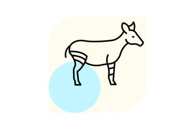 Yak, vektör, piksel mükemmel, illüstratör dosyası