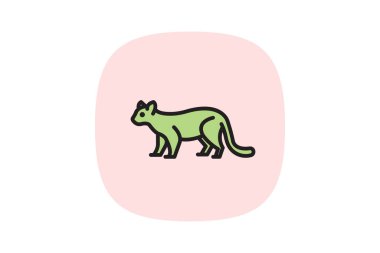 Fossa, vektör, piksel mükemmel, illüstratör dosyası