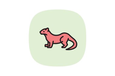 Wallaby, vektör, piksel mükemmel, illüstratör dosyası