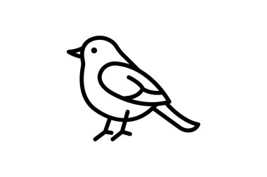 Robin, vektör, piksel mükemmel, çizer dosyası