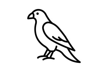 Şahin, vektör, piksel mükemmel, illüstratör dosyası