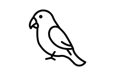 Aşk kuşu, vektör, piksel mükemmel, illüstratör dosyası