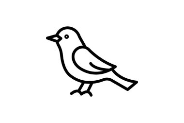 Bülbül, vektör, piksel mükemmel, illüstratör dosyası