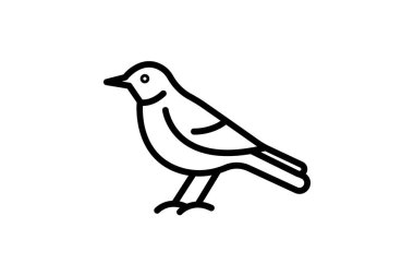 Alaycı kuş, vektör, piksel mükemmel, illüstratör dosyası