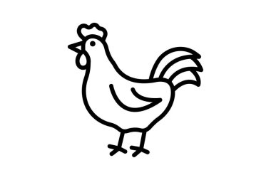 Horoz, vektör, piksel mükemmel, illüstratör dosyası